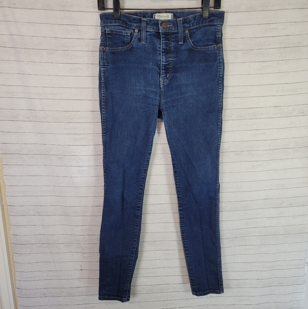 MADEWELL 10inch HIGH RISE SKINNY, SZ 28